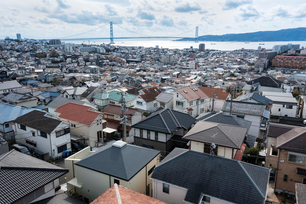 朝霧丘の住宅